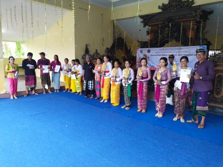 Parikrama Bulan Bahasa Bali VI Warsa 2024 Sinergi Desa Dinas lan Desa Adat Nagasepaha